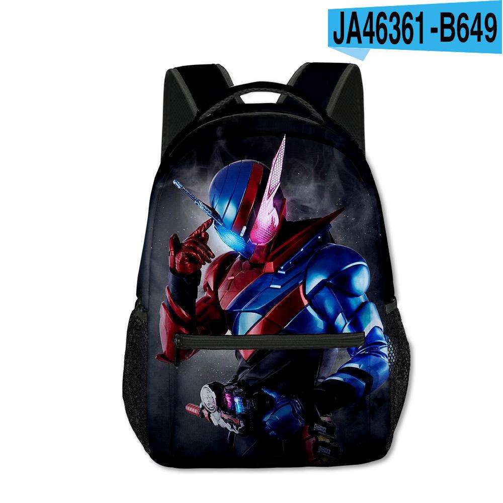 Fashion Novelty Cool Kamen Rider student Bookbag Notebook Backpacks 3D Print Oxford Waterproof Boys/Girls Travel Backpacks
