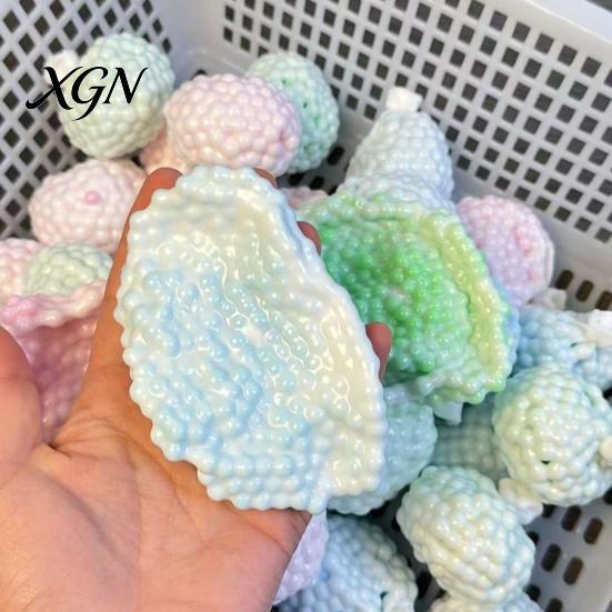 Portable Stress Reliever Bead Filled Crunchy Ball Anxiety Relief Shapeable Squeeze Soft Sensory Toy Travel Moldable Pinch Fidget