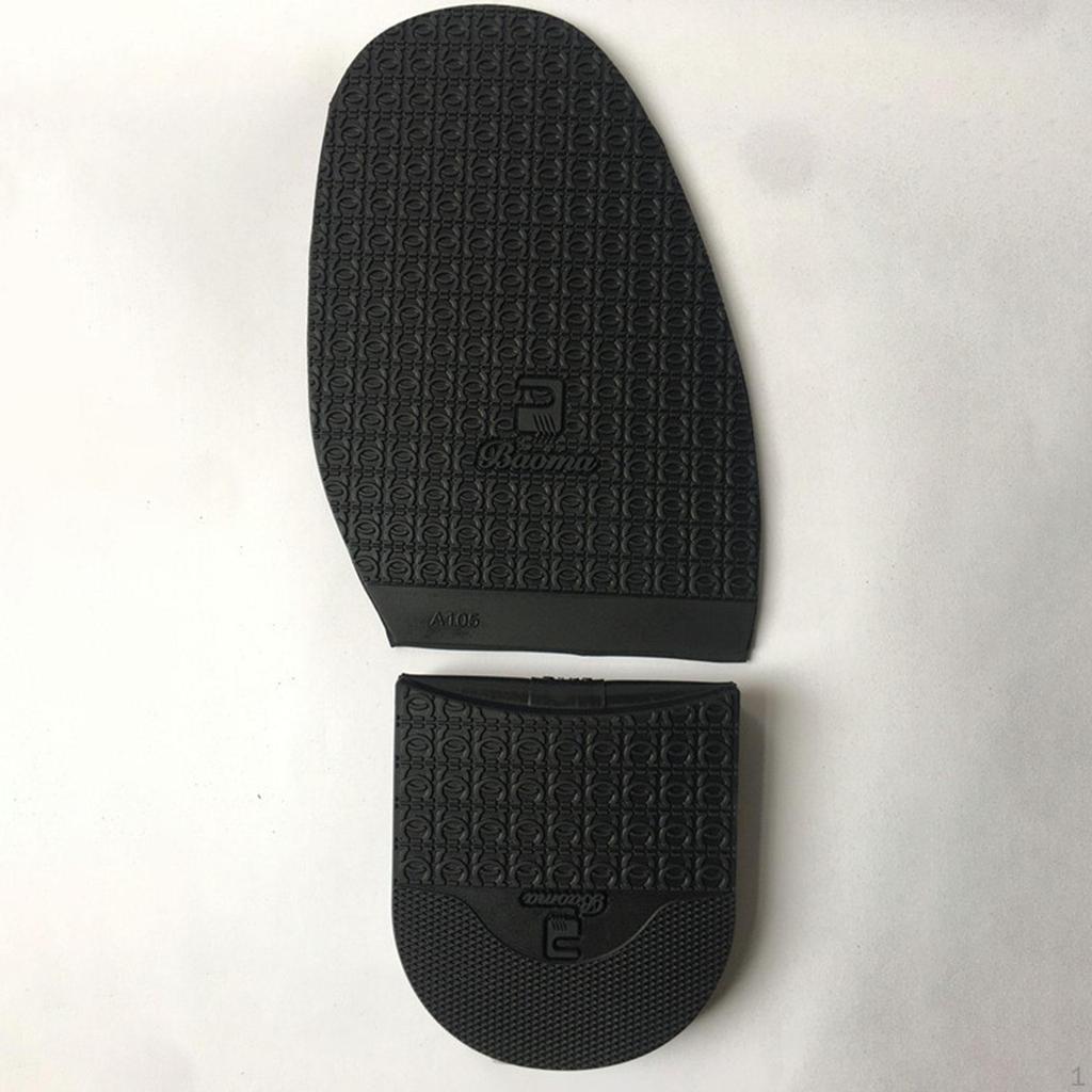 2 Stück Schuhsohlen-Reparatur Einfach zu installieren Geschenk Vielseitig Anti-Rutsch Verwendung Schwarz