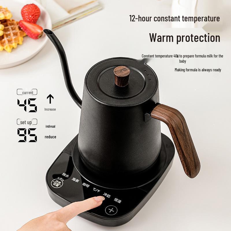 Intelligente Schwanenhals-Temperaturkontrolle Elektrische Pour-Over Kanne für Kaffee und Tee