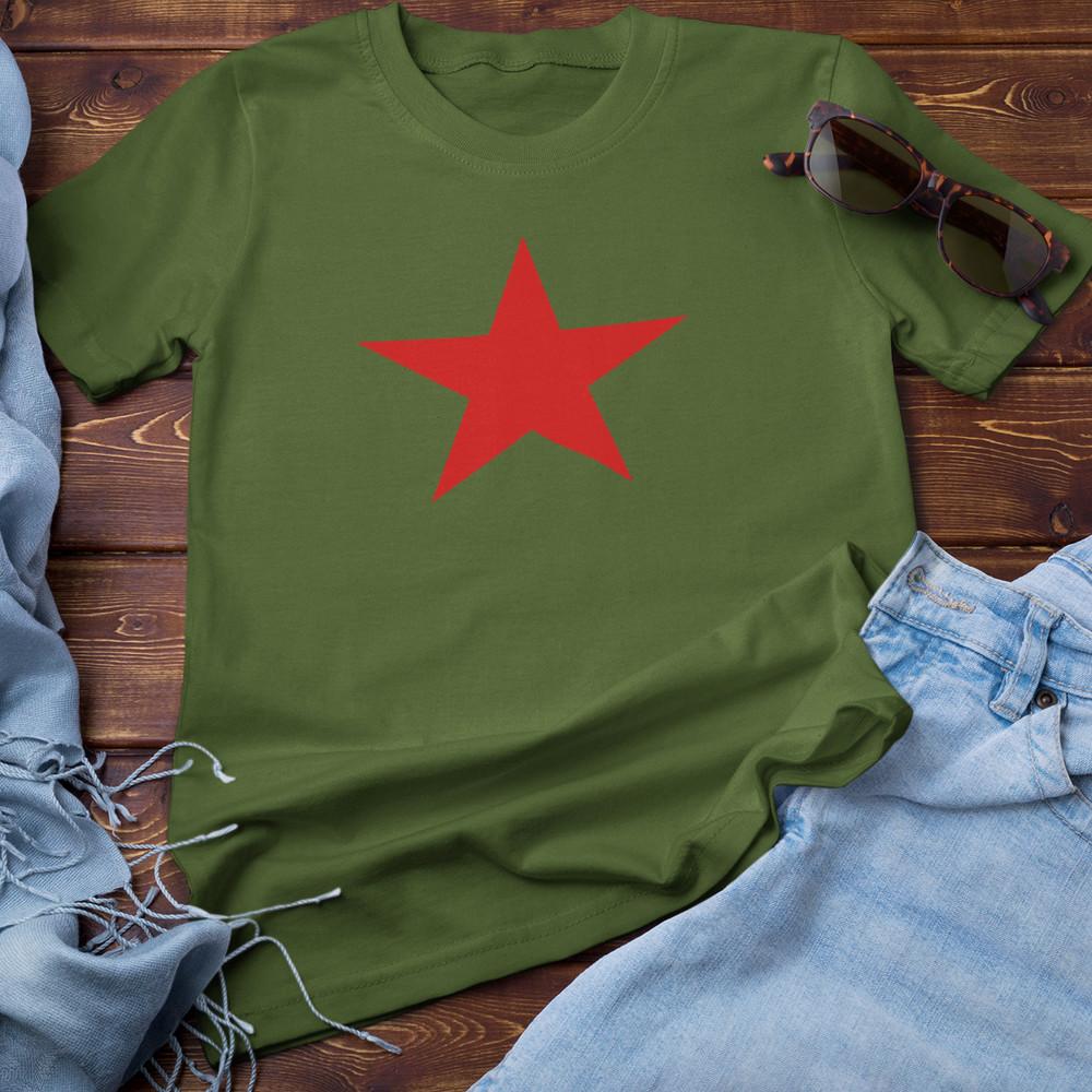 

STAR T-SHIRT (Communism Socialist Left Wing 99% Occupy People Power Marx Soviet) Unisex T-Shirt S