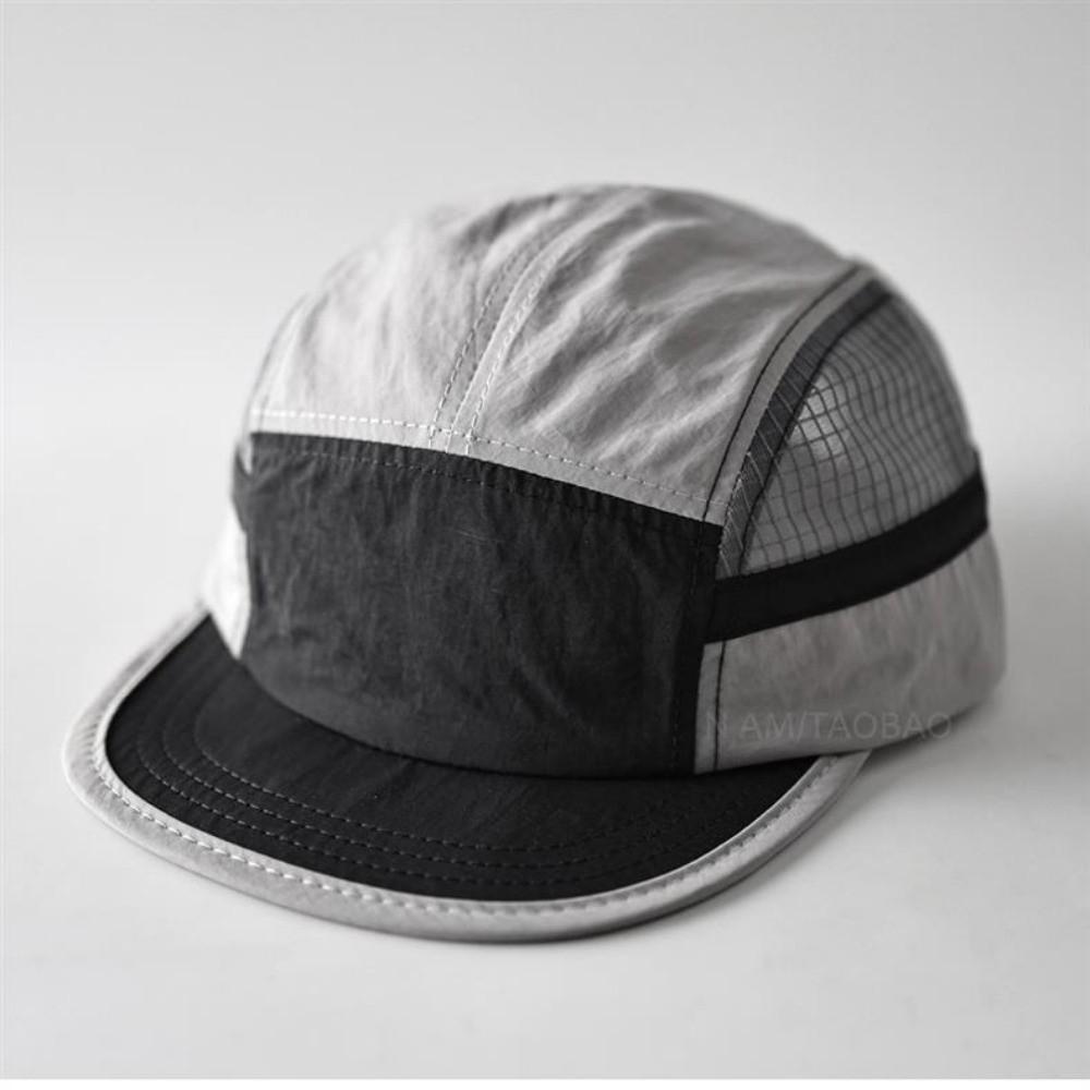 Nylon Quick Dry Hat 5 Panel Sunshade Cap Fashion Baseball Caps For Running, Camping
