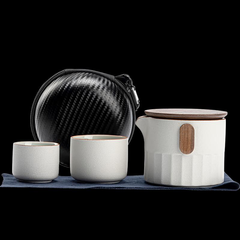 Portable Ceramic Travel Tea Set