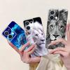 For OPPO Reno 8 Case CPH2359 Cover Cute Cartoon Cat Carp Lion Soft Silicone Shockproof Bumper For OPPO Reno8 Pro 5G CPH2357 Capa