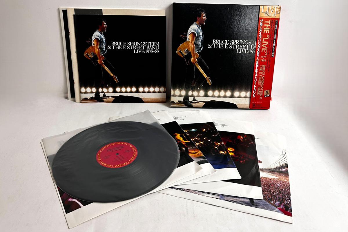 LP Record BRUCE SPRINGSTEEN Live 197585 75AP33004 CBS SONY 1986 Japan Obi Rock Used
