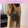 Stylish And Durable Black Suede Backpack For Women Perfect For Everyday Use And Travel