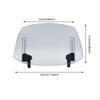 Motorcycle Wind Deflector Adjustable Riding Parts Windscreen Easy Installation Durable