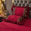 2pcs Crystal Velvet Pillowcase Solid Color Winter Warm Pillow Cases Decor Home Pillow Covers Bedding