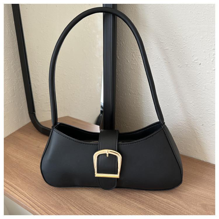 Stylish Minimalist Single Shoulder Bag French Style Underarm Bag For Daily Wear