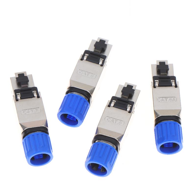 Toolless Connector Design Shielded Ethernet Plug for Easiest 22~26AWG Network Setup