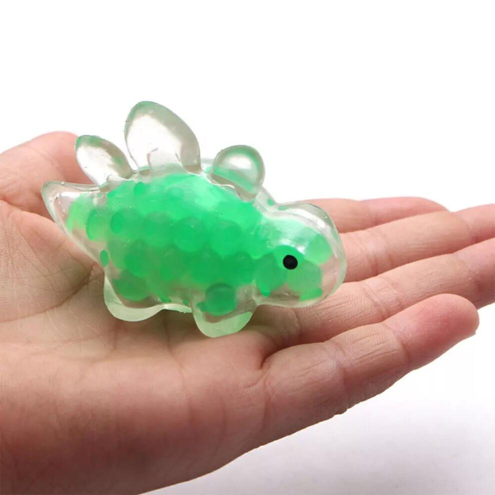 Mini Squishy Squeeze Dinosaur Fidget Toys with Water Beads Anti Stress Sensory..
