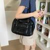 Japanese-style Backpack, Basic Large College Style Uniform Bag, Bow Solid Color Student Portable Shoulder Messenger Bag