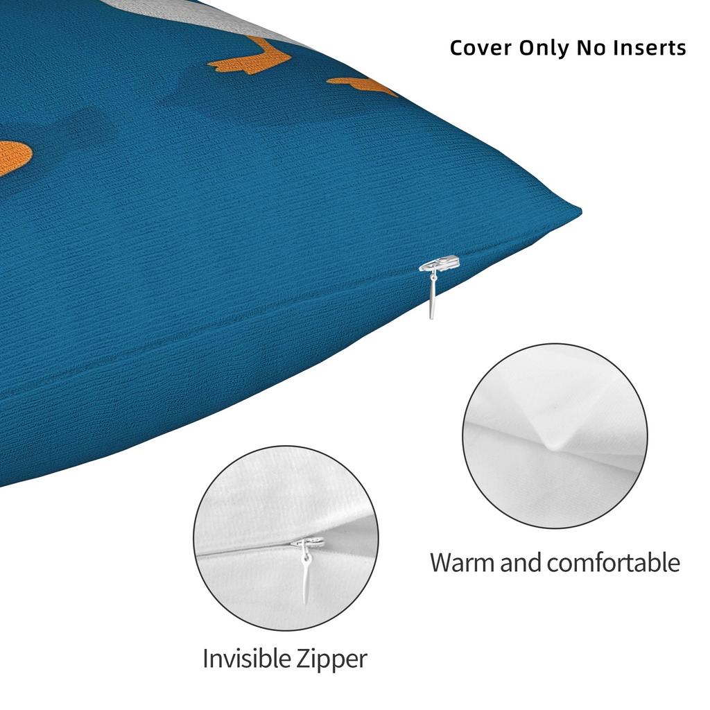 Poszewka na poduszkę Pingus Kawaii Poszewka na poduszkę Poszewki z nadrukiem Na sofę Wystrój domu