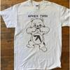 SALDI Maglietta Aphex Twin Orso, Maglietta Bianca in Cotone, Regalo per Fan Maglietta Unisex