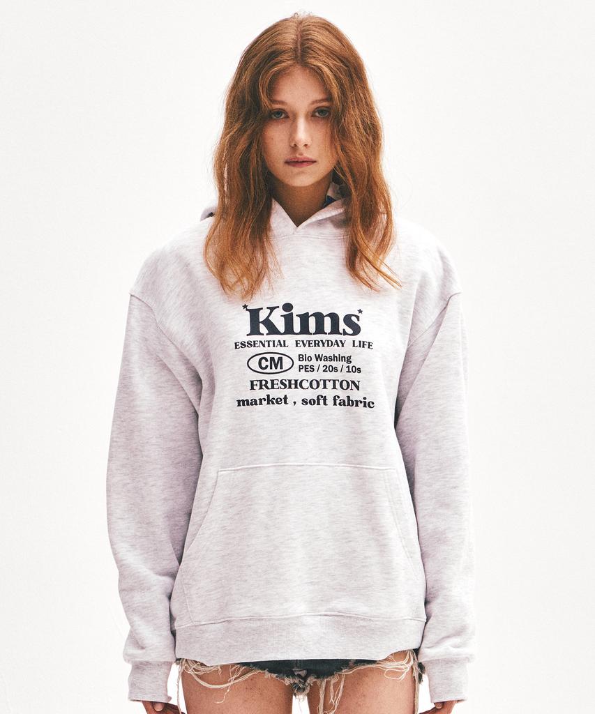 (Unisex) Everyday Bam Logo Hoodie Gray