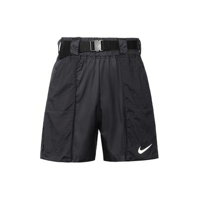 Roupa Esportiva Swoosh Fivela de Cinto Tecida Shorts Casuais Esportivos Shorts Femininos Preto CJ3808-010