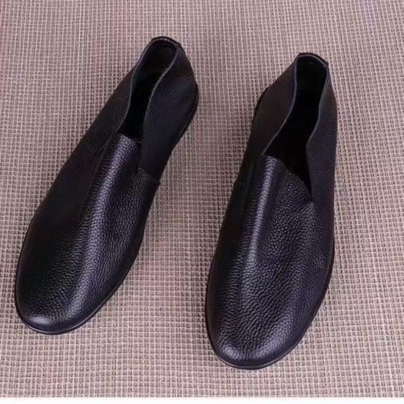 Men's New Slip-on Loafers, Breathable Soft Sole Casual Leather Shoes, Comfort Lazy Shoes for Men