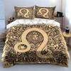 Regal Lion Mandala Design Bedding Duvet Cover Set Duvet Cover Pillowcases  (1*Duvet Cover 2*Pillowcases, without duvet insert)