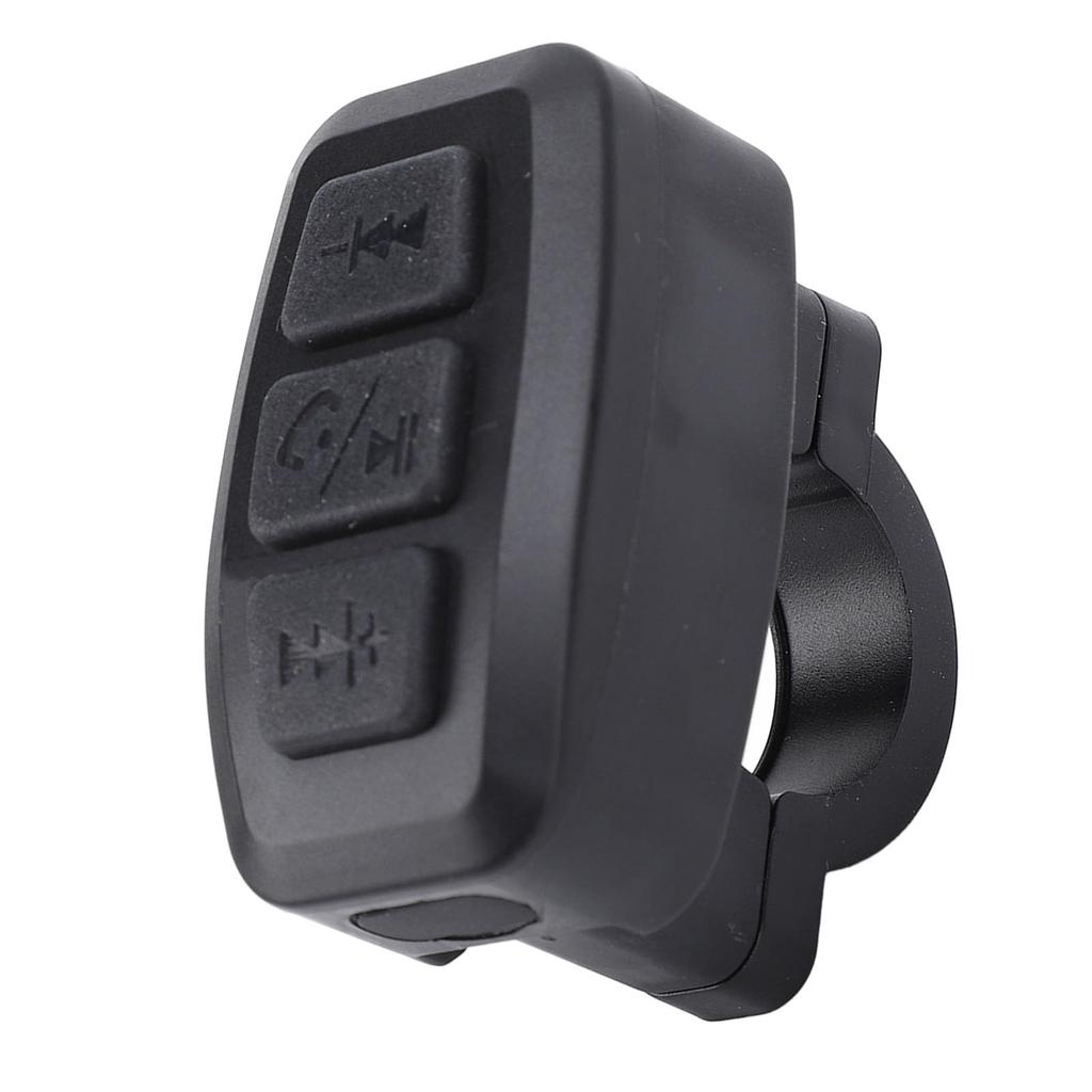 Controller Bluetooth per Moto Impermeabile IPX6 Telecomando per Telefono per IOS Android Portata 15M (Nero)