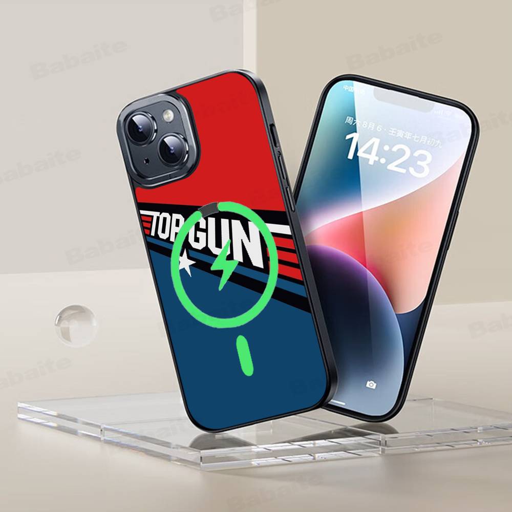 

Top Gun Maverick For Magsafe Case For IPhone 17 16 Pro Max 15 14 Plus 13 12 11 Wireless Charging Phone Cover iPhone 15