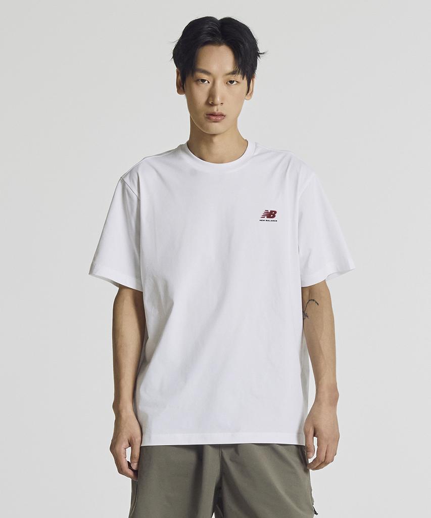 Nyuballanseu Nbneg31633 / Uni Frozen Essential Small Logo Short Sleeve T-Shirt (White)