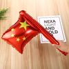 Chinese National Flag Handheld Stick Balloons - 3 Pack