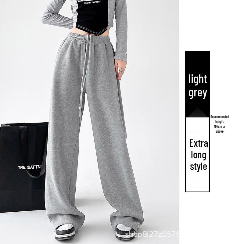 Women's High Waist Wide-Leg Sweatpants: 2025 American Spring/Autumn Style Joggers