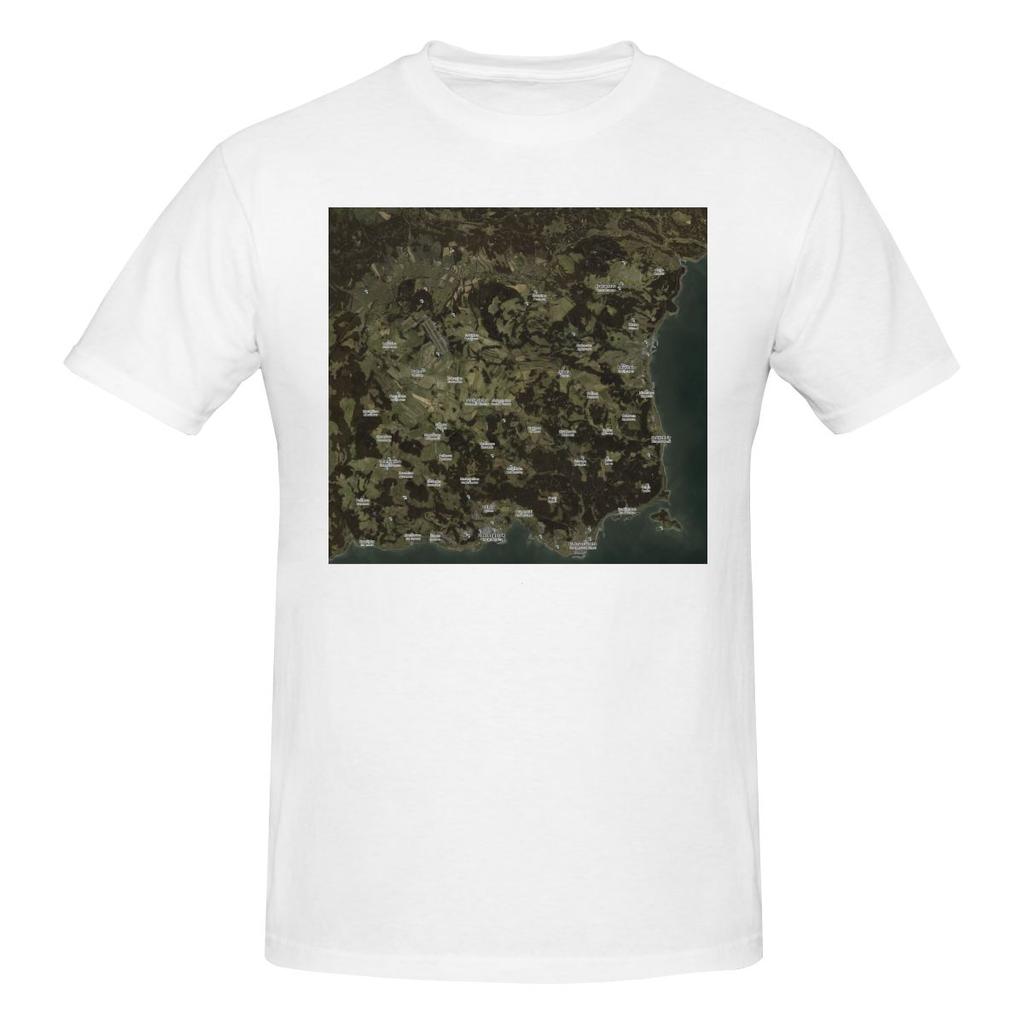 Funny Day Z Map Unisexs Printed Tshirt Unisex T Shirtclothing