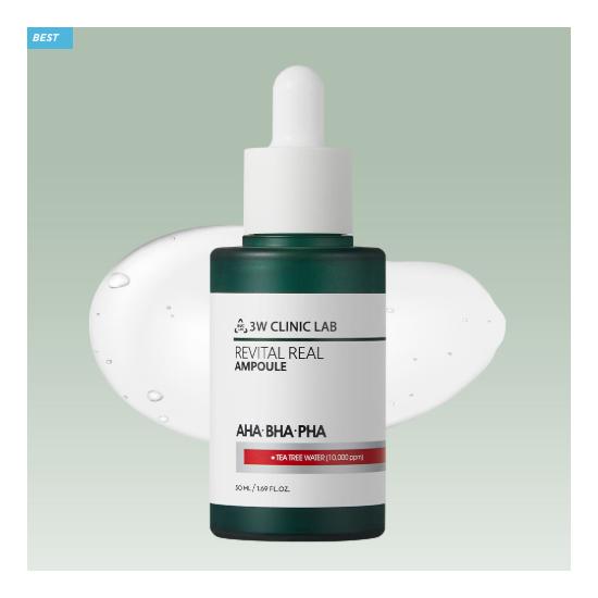 3w Clinic LAB 3HA Revital Real Hautpflege 5er Set