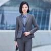 Troman Women's Long Sleeve Business Suit Set