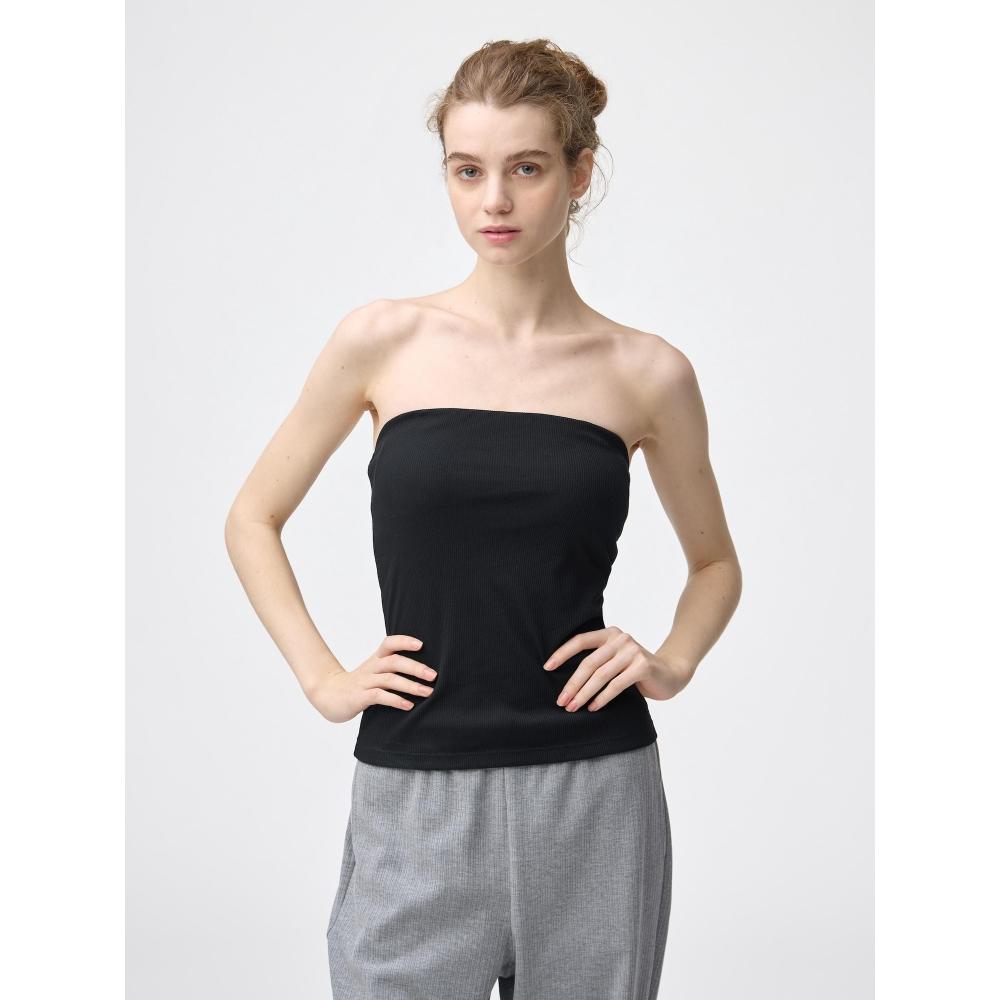GU by Uniqlo Bra Feel Ribbed Tube Top