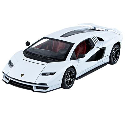 1/24 Lamborghini Countach LPI800-4 Legierungs-Sportwagenmodell Diecasts & Spielzeugfahrzeuge Metall-Rennwagenmodell Simulation Sound Licht Kinderspielzeug Geschenke
