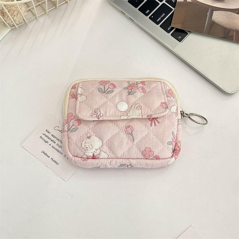 Cute Cartoon Small Travel Document Bag Portable Storage Bag Mini Item Holder Fashion Multifunctional Coin Purse Pendant Gifts