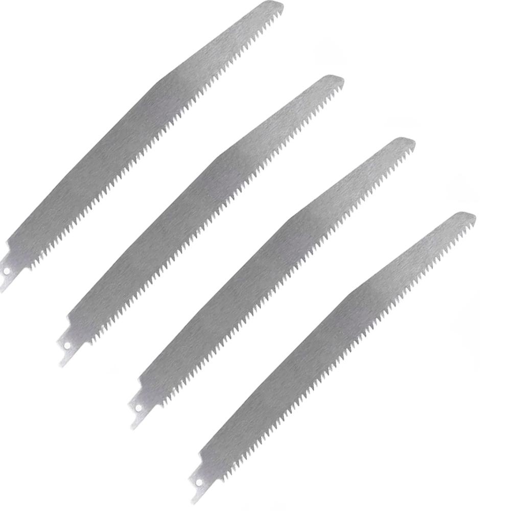 1/2/4pcs Reciprocating Saw Blade Stainless Steel Unpainted Meat Saw Blade High Strength Sharp Saw Blade for Cutting Froz