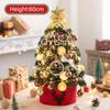 2022 New 45/60cm Merry Christmas Tree For Home Desktop Decoration Cristmas Ornament Xmas Navidad Gifts Led New Year Tree