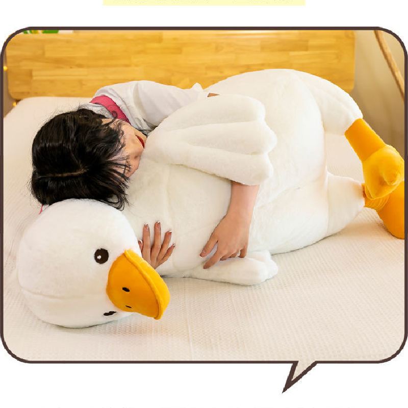 Duck Yellow Big Goose Plush Toy Doll Throw Pillow Gift Comfortable Durable Soft