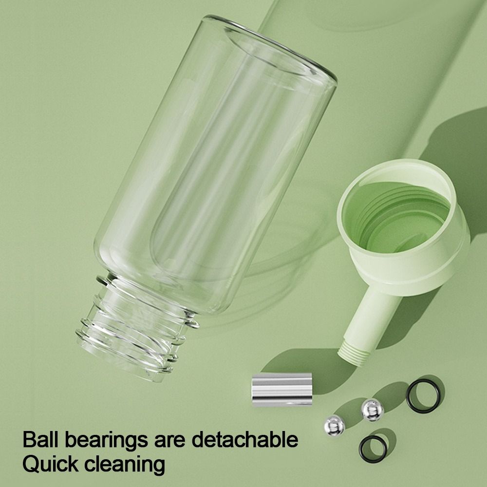 Transparent Hamster Water Dispenser Hanging Design Leakproof Pet Waterer Bead Head Small Animals Drinking Bottle