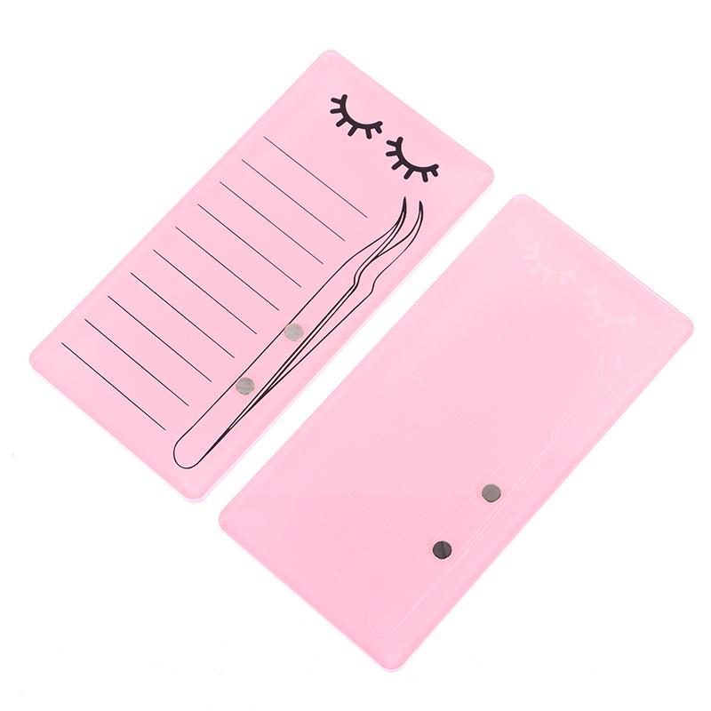 Acrylic Novel Lashes Palette Holder Eyelash Display Board With Magnetic Design For Eyelash Tweezers Storage