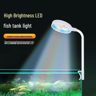 Mini LED Aquarium Clip-Leuchte: Vollspektrum für Wasserpflanzen, USB-betrieben, Ideal für kleine Aquarien