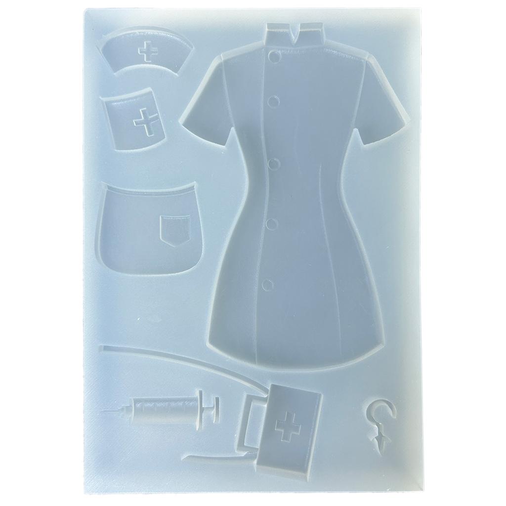 Multifuntional Silicone Baking Molds Nurse Skirt Shape Kitchen Tool Silicone Candy Molds Silicone Candy Food Moulds