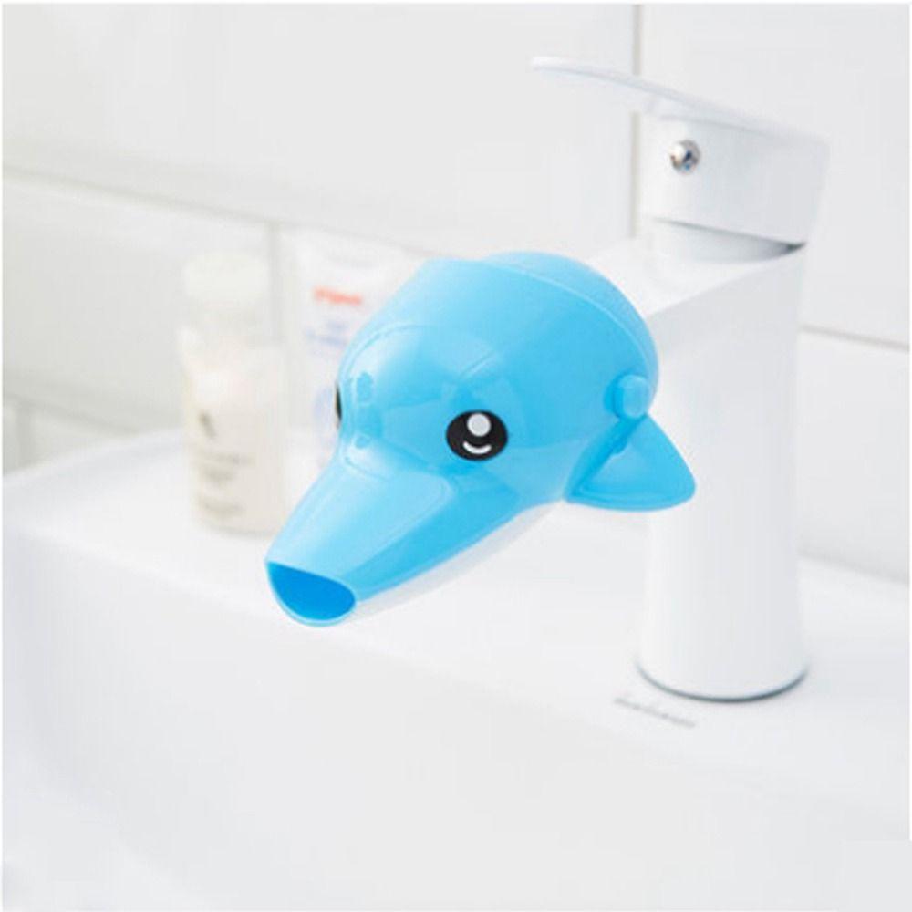 Splash-proof Cartoon Faucet Extender Silicone Baby Washing Helper   Kids Hand Washing