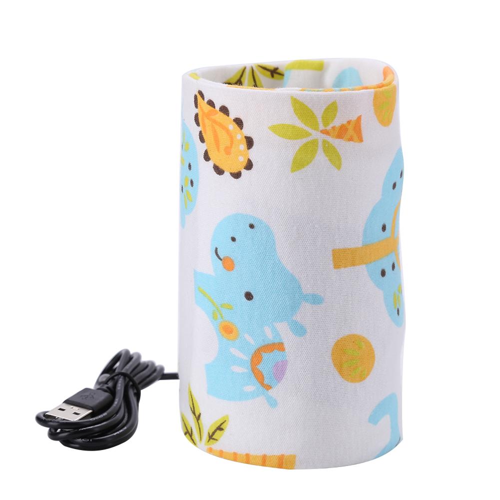 

USB 5V Feeding Bottles Insulation Bag Portable Toddler Bottles Thermostat Babies Supplies Nursing Bottles Thermal Bag for Winter (as the picture,USB)