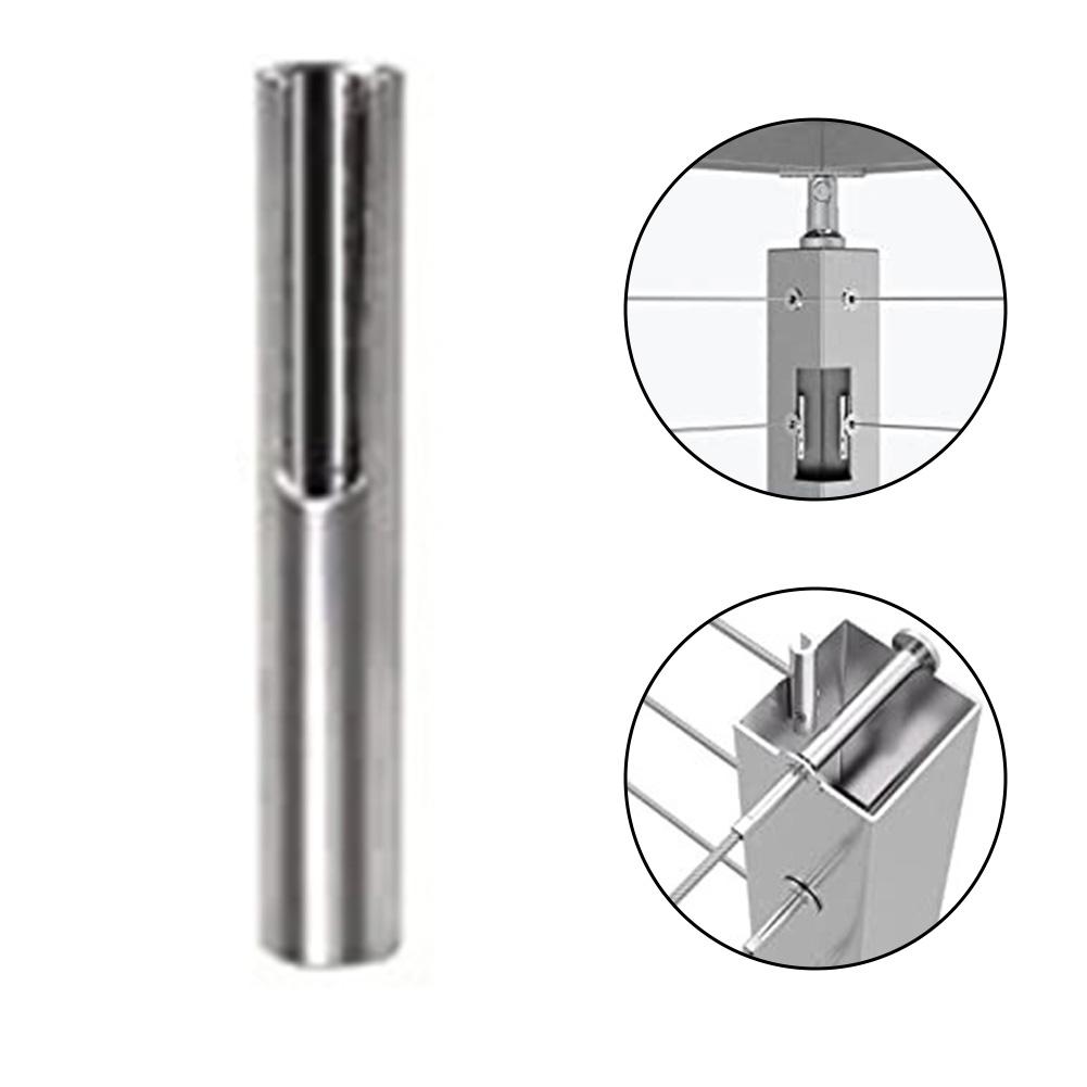 20pcs Fixed Elbow Anchor Terminals Stainless Steel Invisible Terminal For 1/8inch Cable Railing Hardware Accessories