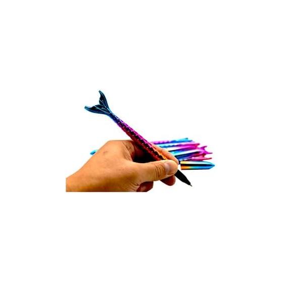 8 Pack Cute Mermaid Ballpoint Pens, Fun & Easy-to-Write Pens for Journaling, Office Supplies, Stationery, Kids, School Gifts, Birthdays, Student