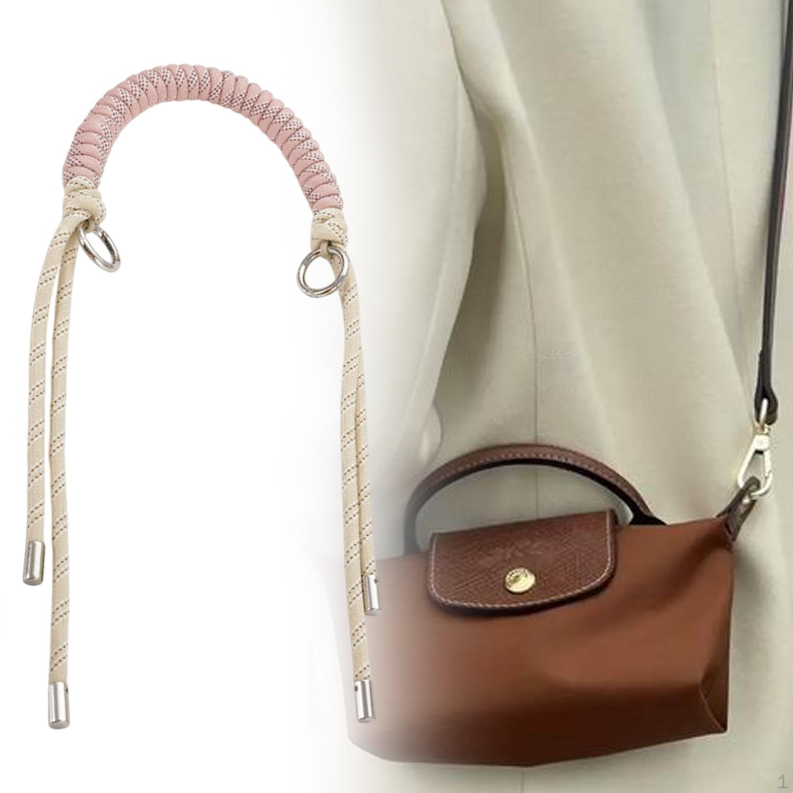 

Аксесуари для ремінця сумки Плетені для жінок Універсальні подарунки Заміна фіолетовий