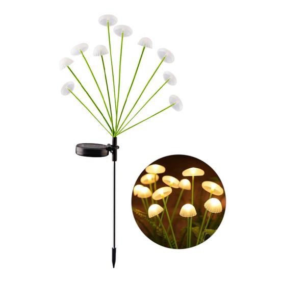 Yousheng Solar Garden Lights LED Solar Mushroom Light Waterproof Outdoor Fairy Light for Yard Patio Pathway Decor