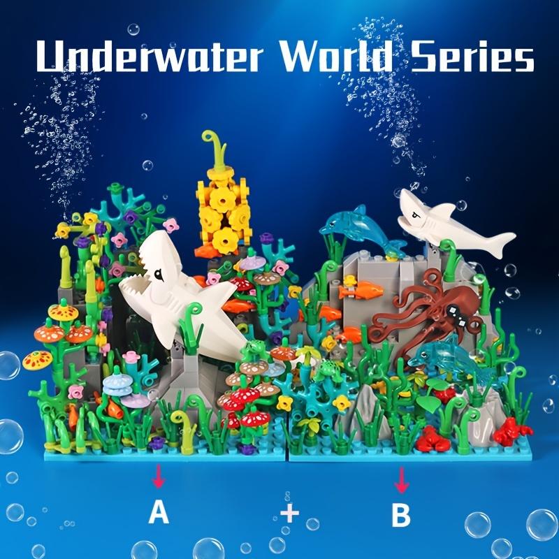 Linyi Toy Unisex High-Quality Moc High-Quality Underwater High-Quality World High-Quality Building High-Quality Blocks High-Quality Creative High-Quality Cute