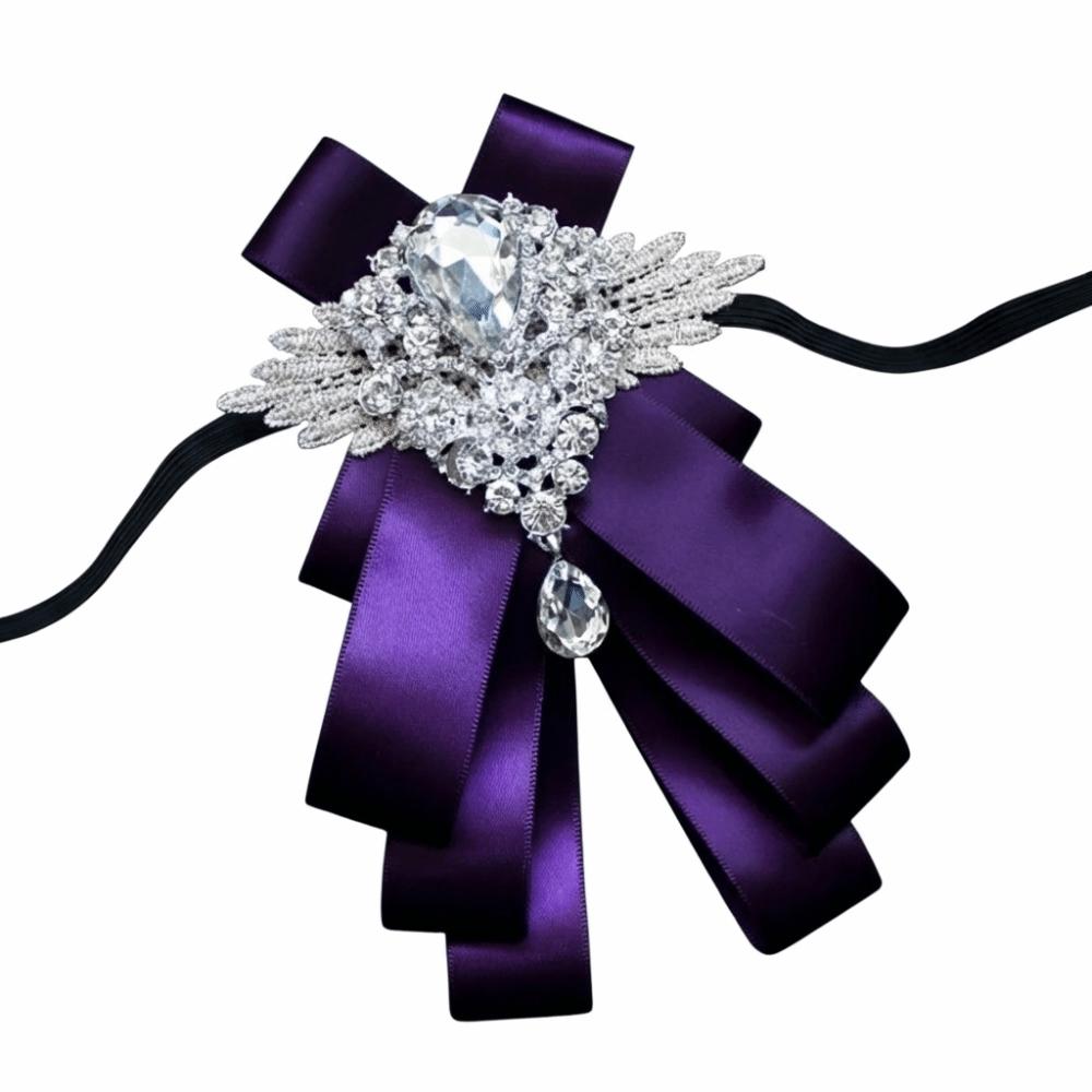 Adjustable Rhinestone Collar Flower British Style Men's Suit Accessory Suit Accessories