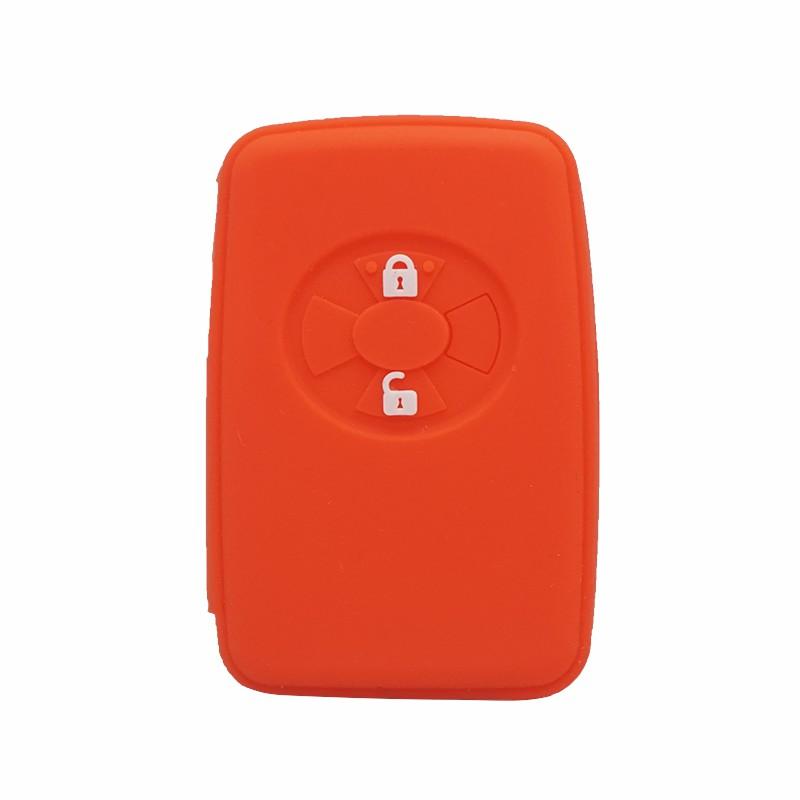 Cocolockey Silicone Car Key Cover Case Holder For Toyota Avalon Reiz Smart Remote Key Fob Protector 2Button Car Accessories