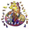 Wooden Puzzle Unique Shape Pieces  Gift for Adults and Kids 5MM 100 Pieces